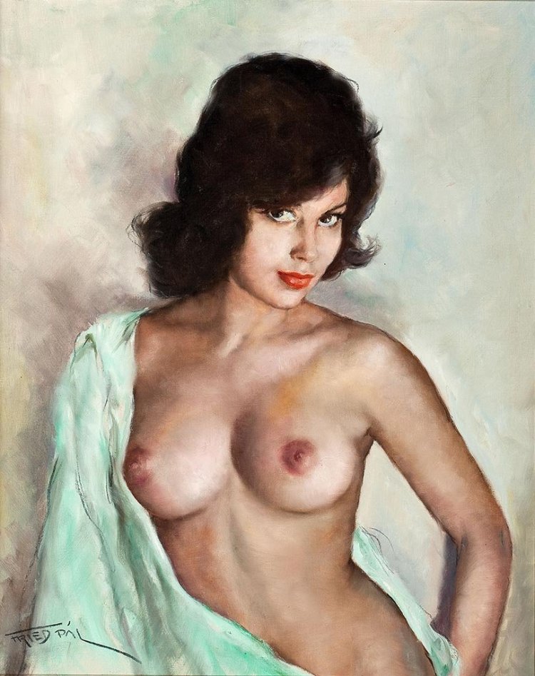Women's portraits in the style of nude