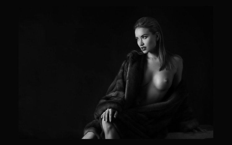 Portrait photography of nude