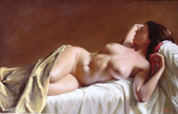 Female nudity in art