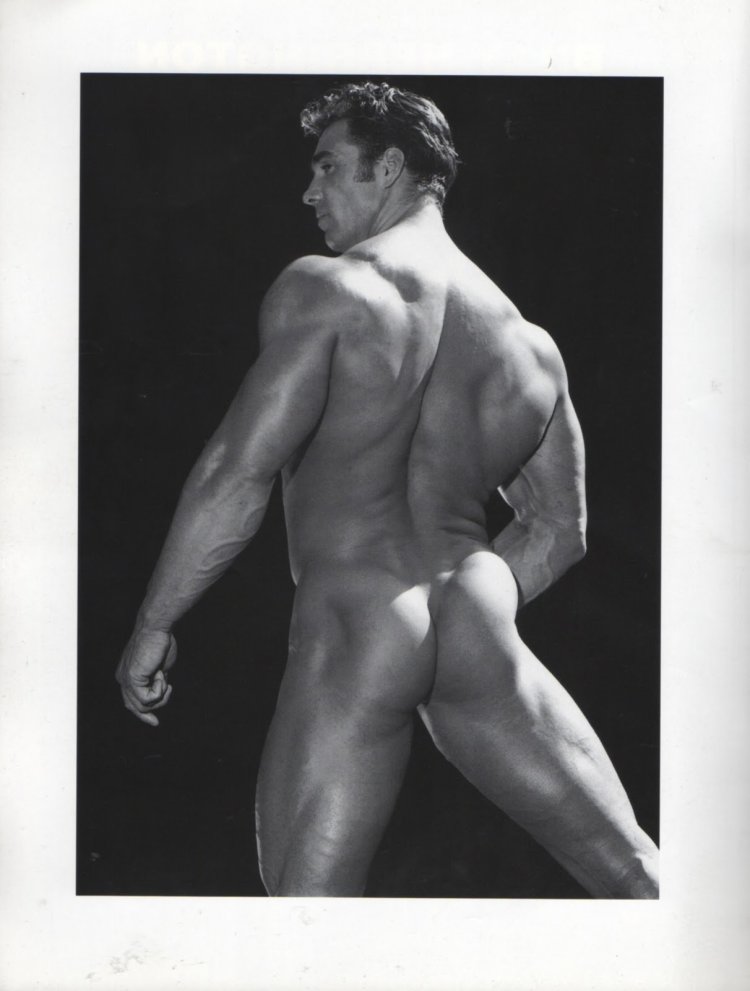 Billy Herrington washes in the shower