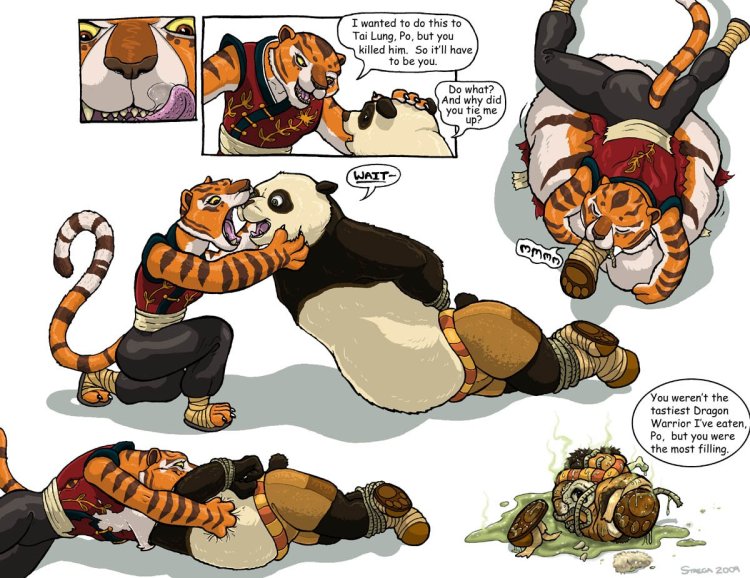 Kung Fu Panda Tigress Anal Vore,