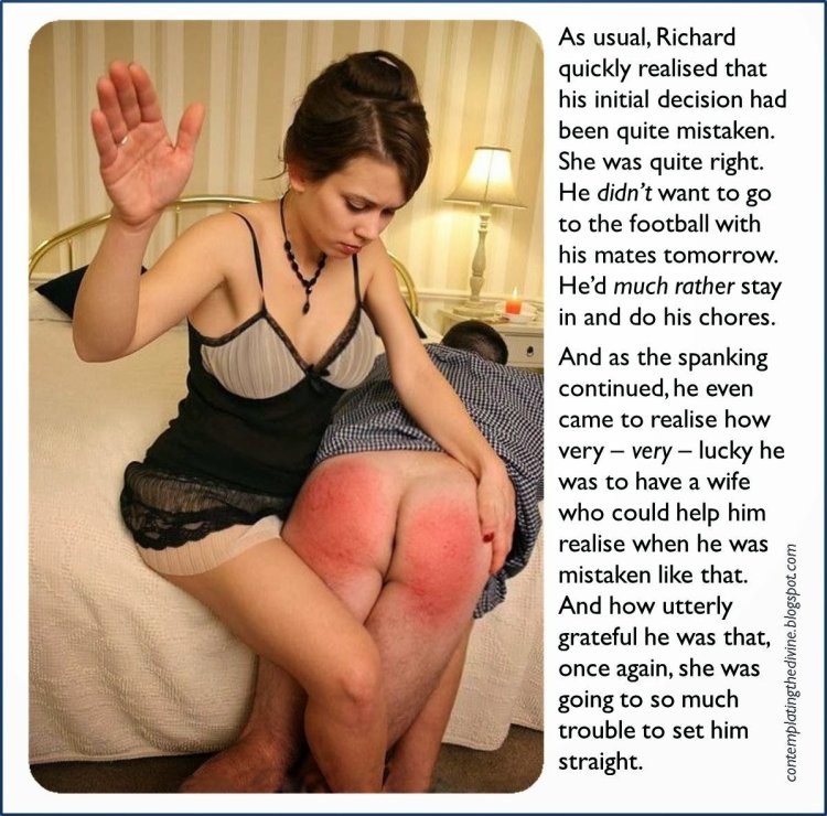 Wives in stockings spanking