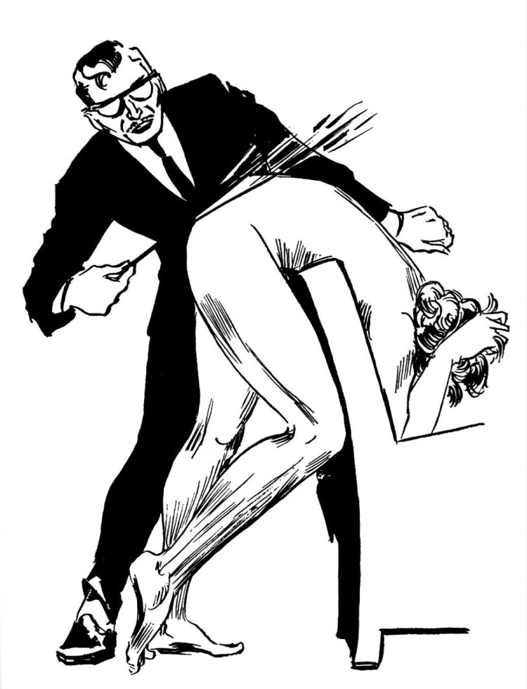 Art spanking bdsm lower manga anime