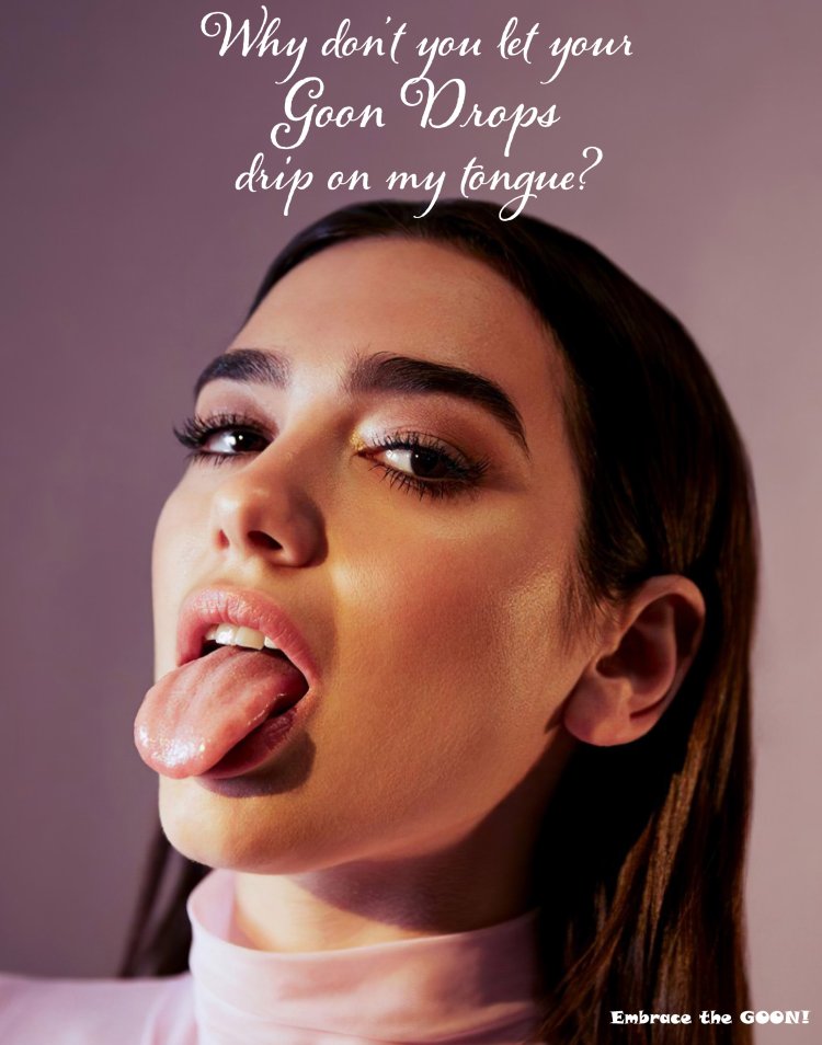 Girl with her tongue