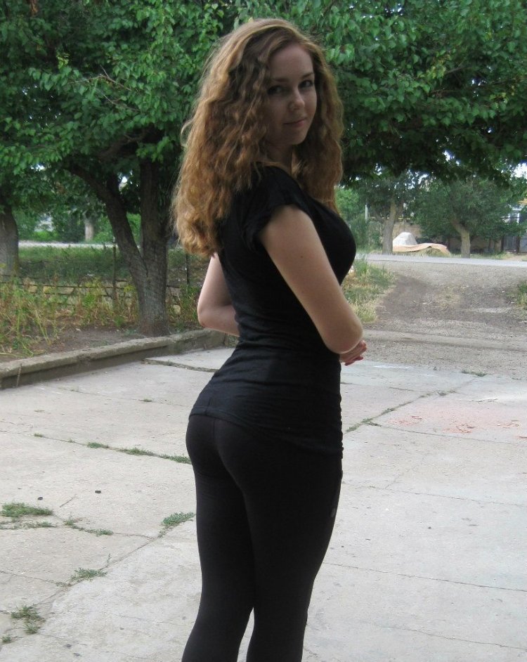 Girls from social networks in leggings