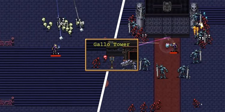 Vampire Survivor Tower Gallo Mirror