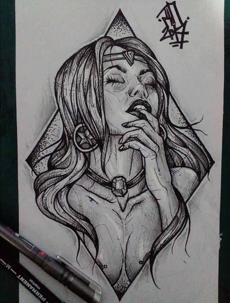 Tattoo passion sketch
