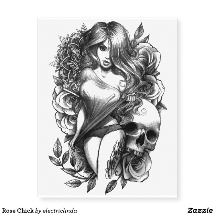 Tattoo sketches for men with women