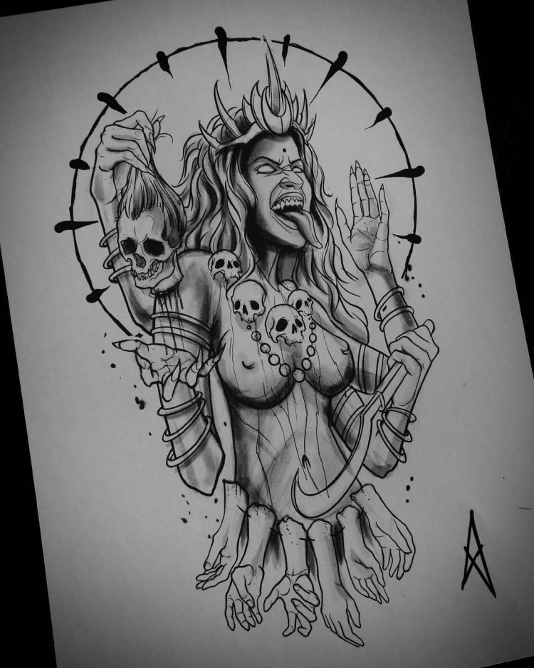 Sick tattoo sketch