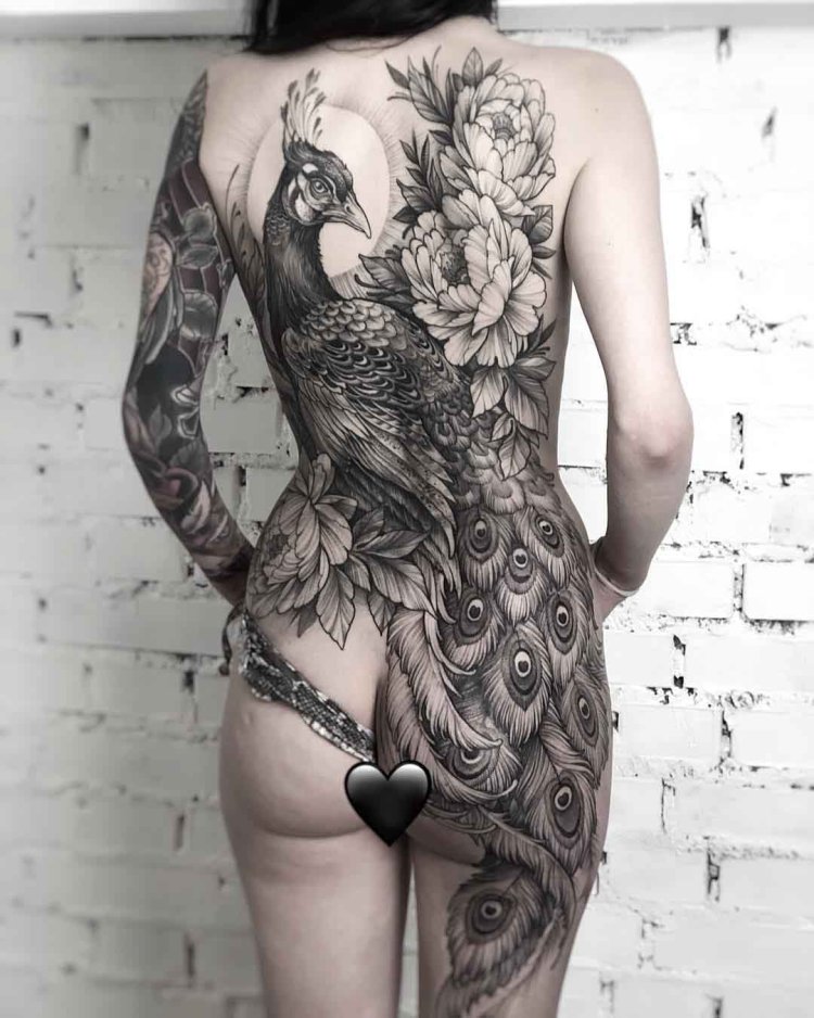 Big tattoo on the back