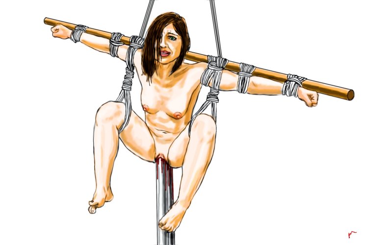 Naked women on Kola BDSM