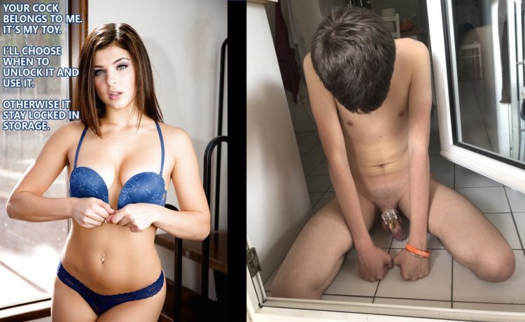 From the stolen boy was made by the girl BDSM Feminization Wear Fake Body and Hair