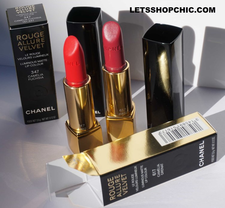 Rouge Allure Velvet 617 Camelia Grenat