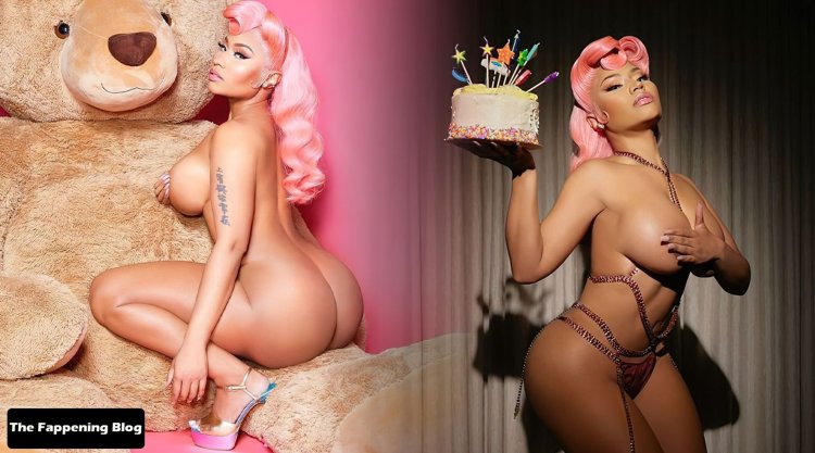 Naked boobs Carol G and Nicki Minaj