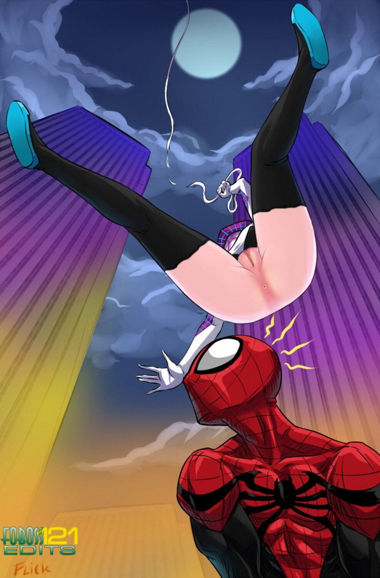 XXX Gwen from a spider man through the universe