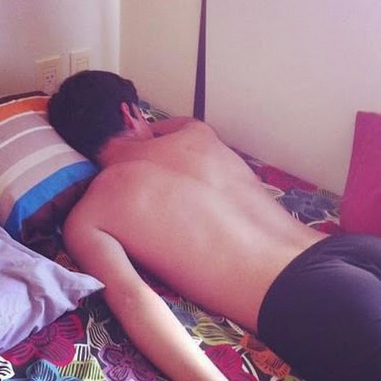 Men's buttocks homemade