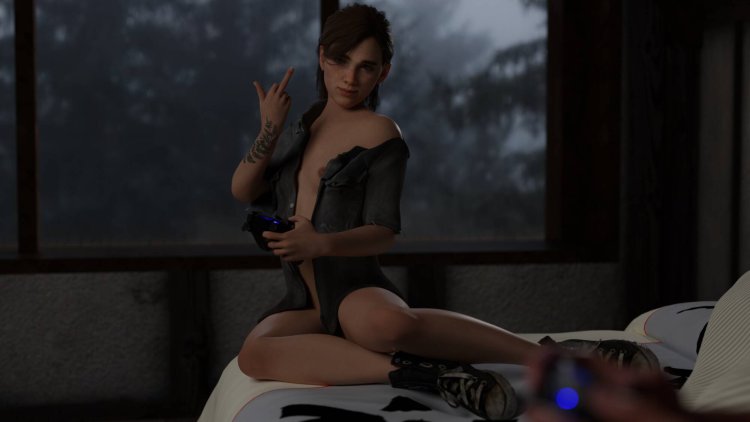Ellie Williams The Last of US 3D Nude