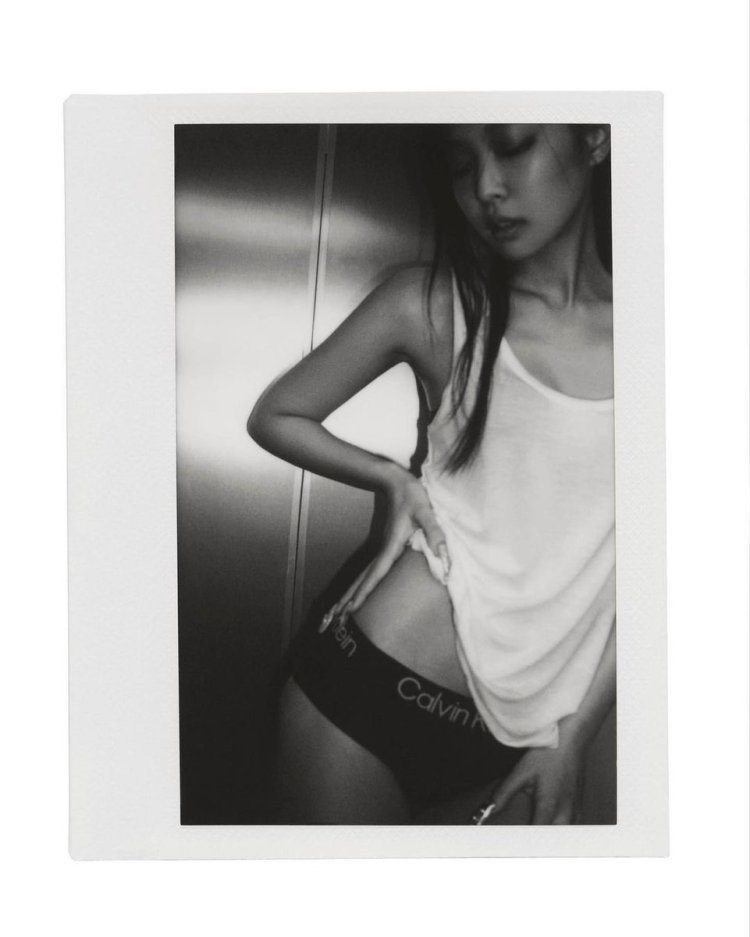 Jenny photo shoot Kelvin Klein