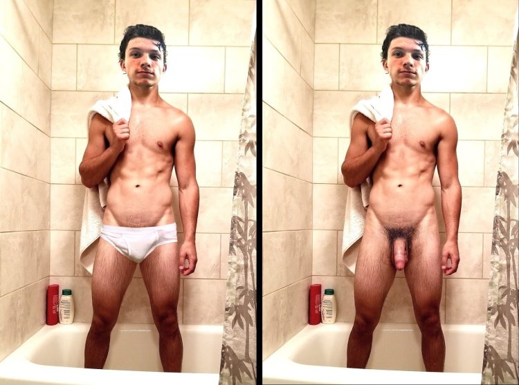 Tom Hollande drain naked