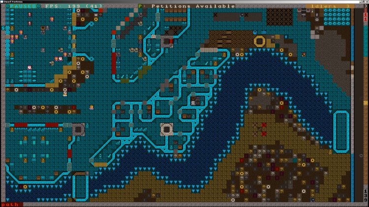 Dwarf Fortress water supply