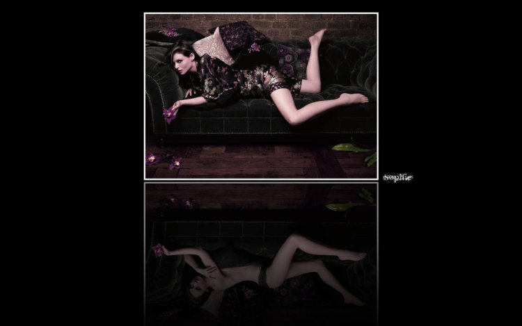 Sophie Ellis-BexTor in underwear