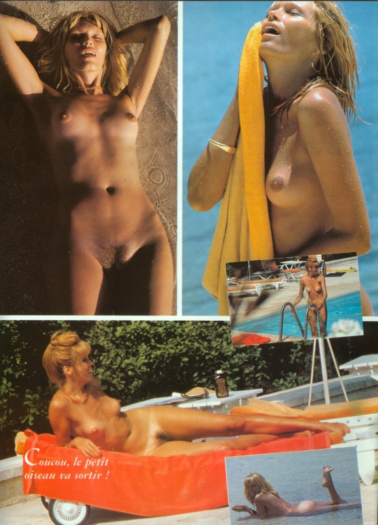 Amanda Lear in his youth naked