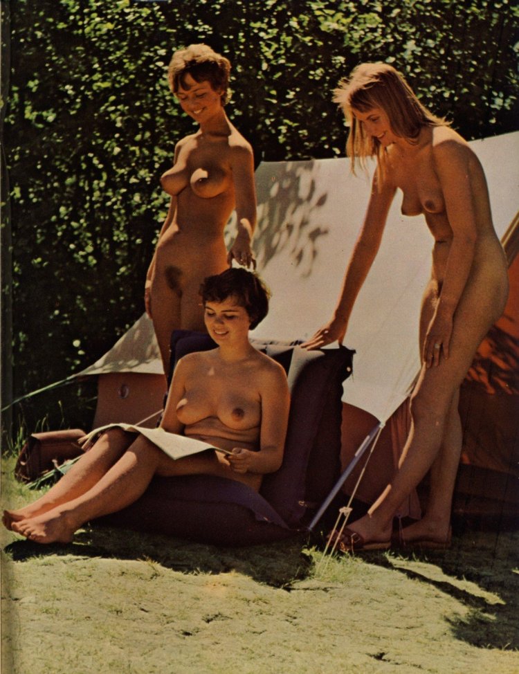 Retro nudist families