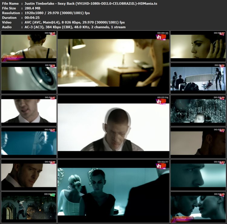 Justin Timberlake Sexyback