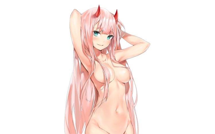 Naked anime chan wallpaper on the phone