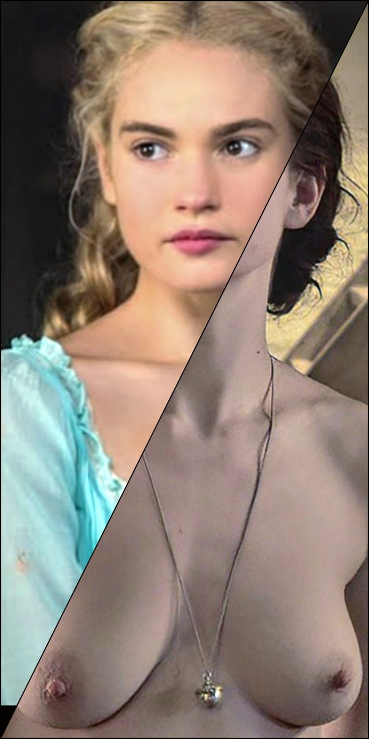 Lily James photo naked