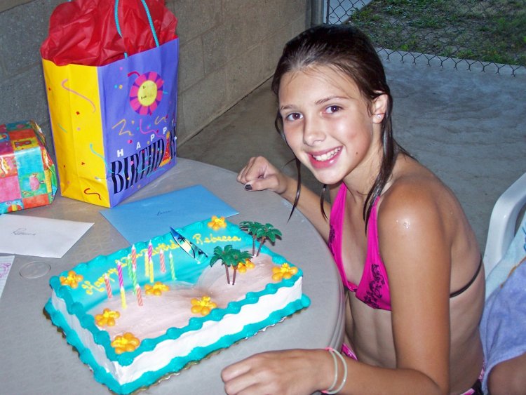 Daughters 10th Birthday Pool Party