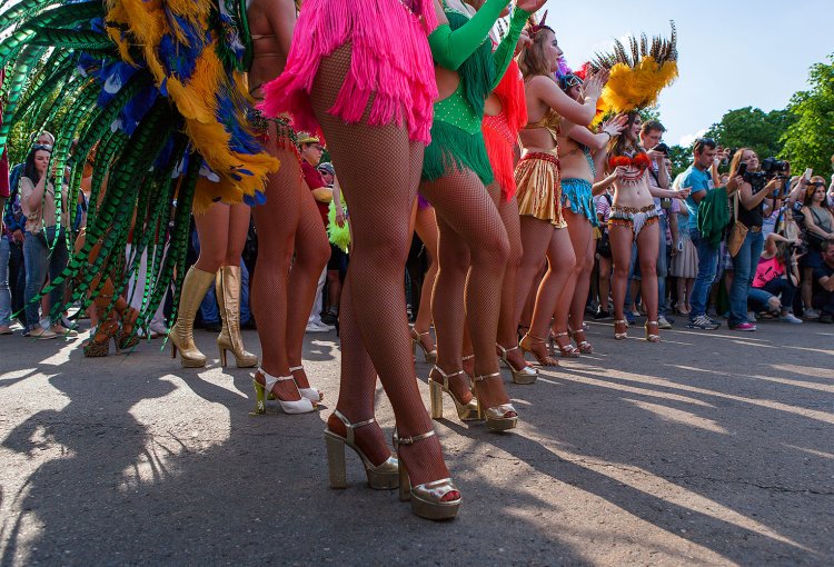 Shoes for the Brazilian carnival