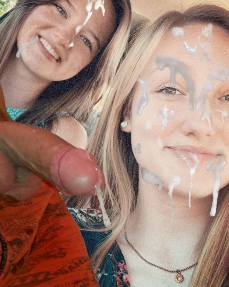 Russian girls fake cumshot