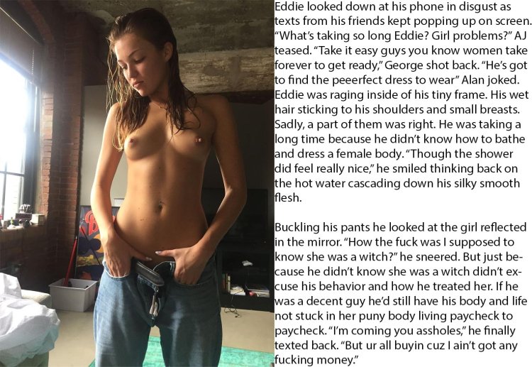 Captions naked without panties posing Caption