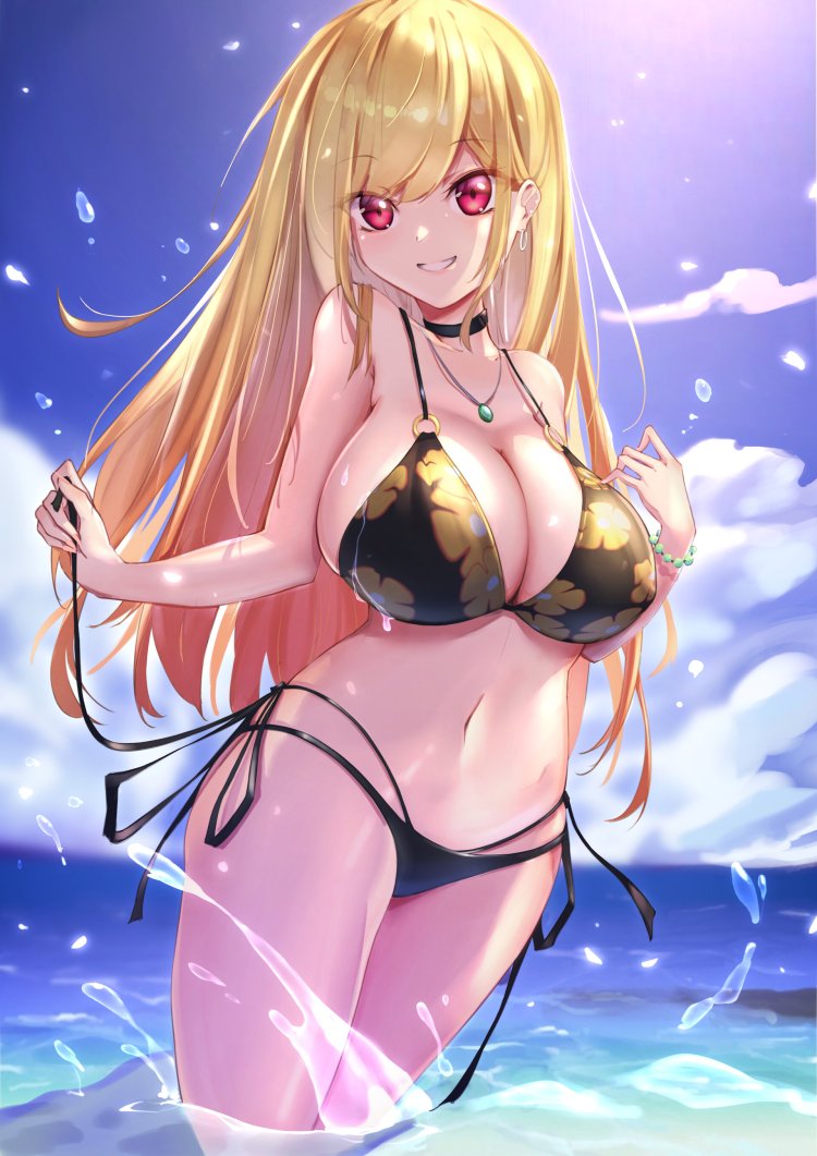 Kitagava Marin hot 3d art naked breasts boobs