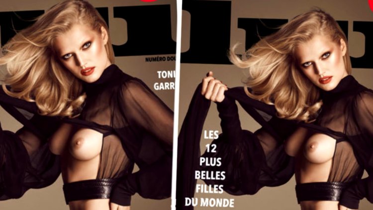 Photo of absolutely naked Tony Garrn,