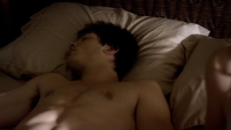 Ian Somerholder sleeping