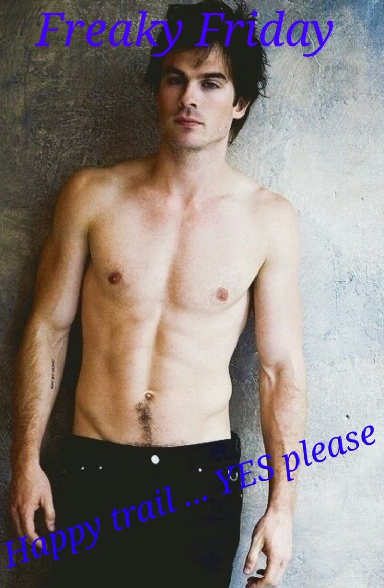 Damon Salvatore is naked