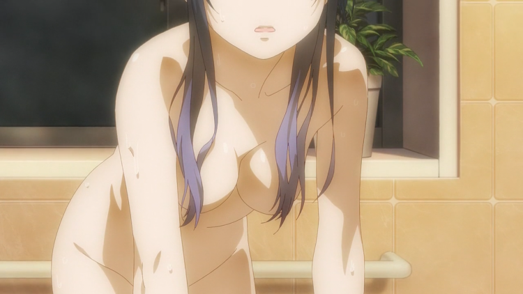 Mieruko-chan Rule 34 Naked at the wall