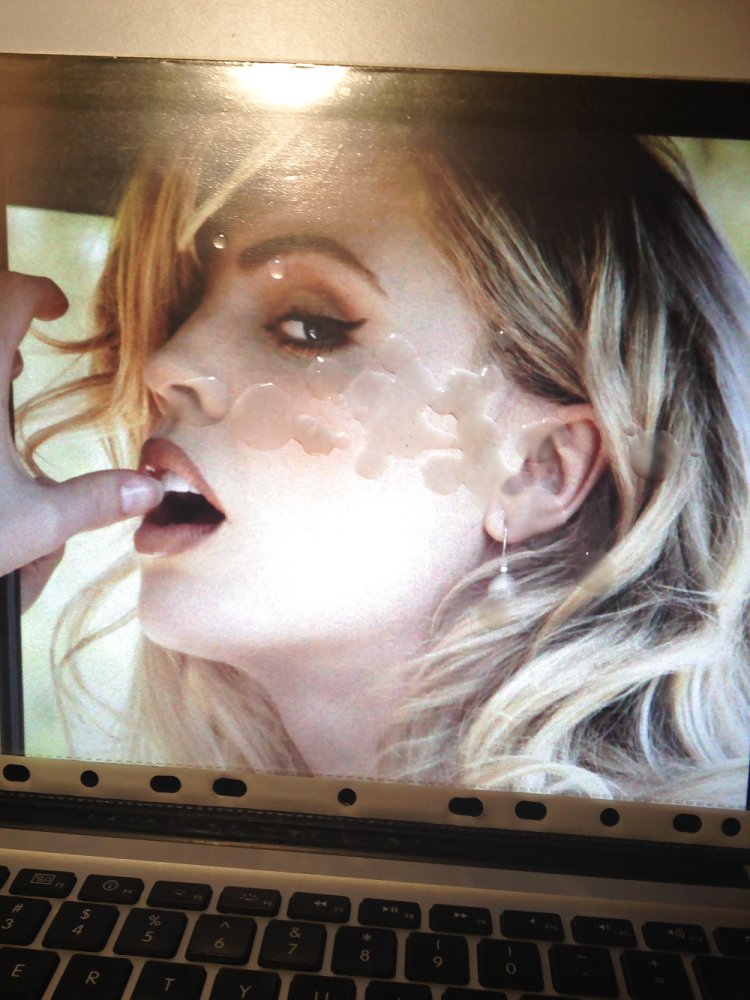 Cum Tribute Actress from the kitchen