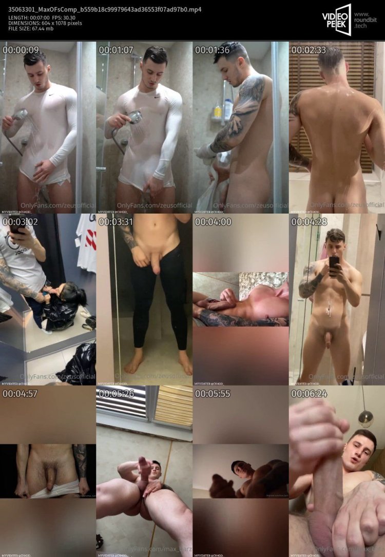 Max Barts Naked without panties