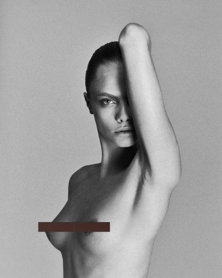 Cara Delevingne is naked