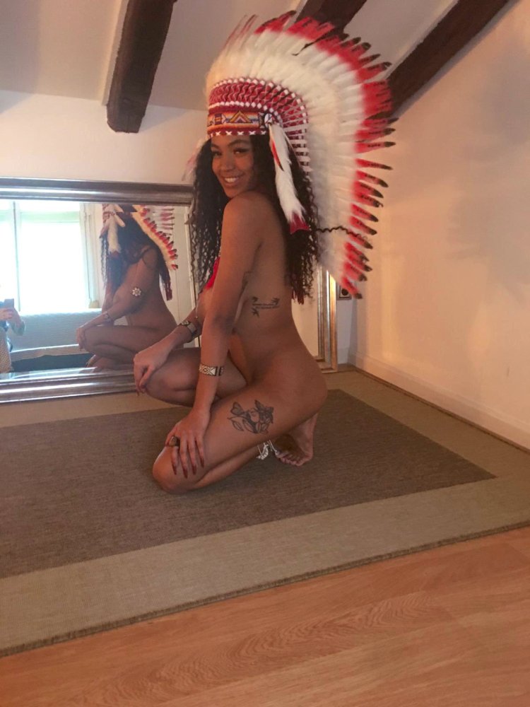 Tina Fier naked in the stadium