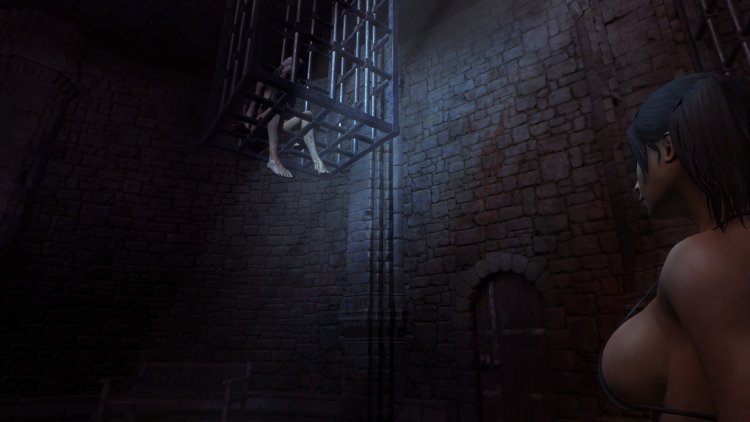 Horror game bloody tits