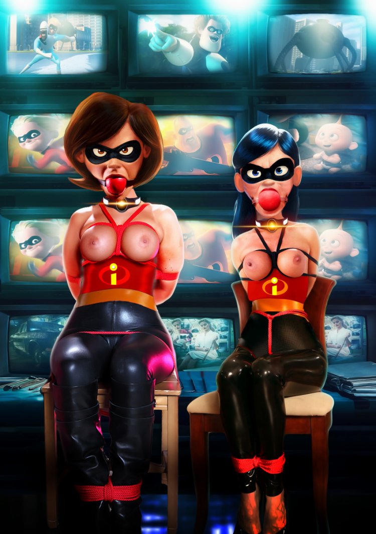 Helen Parr and Violetta BDSM