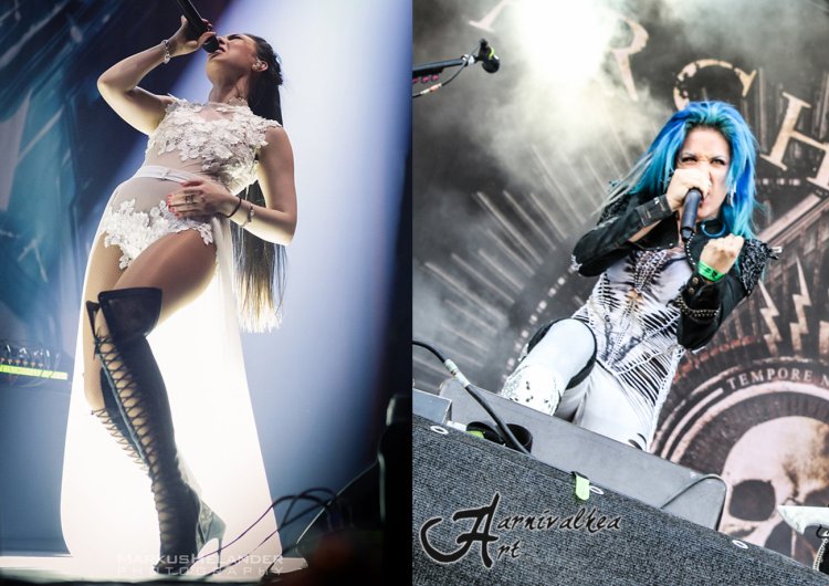 Alissa White-Gluz in a swimsuit