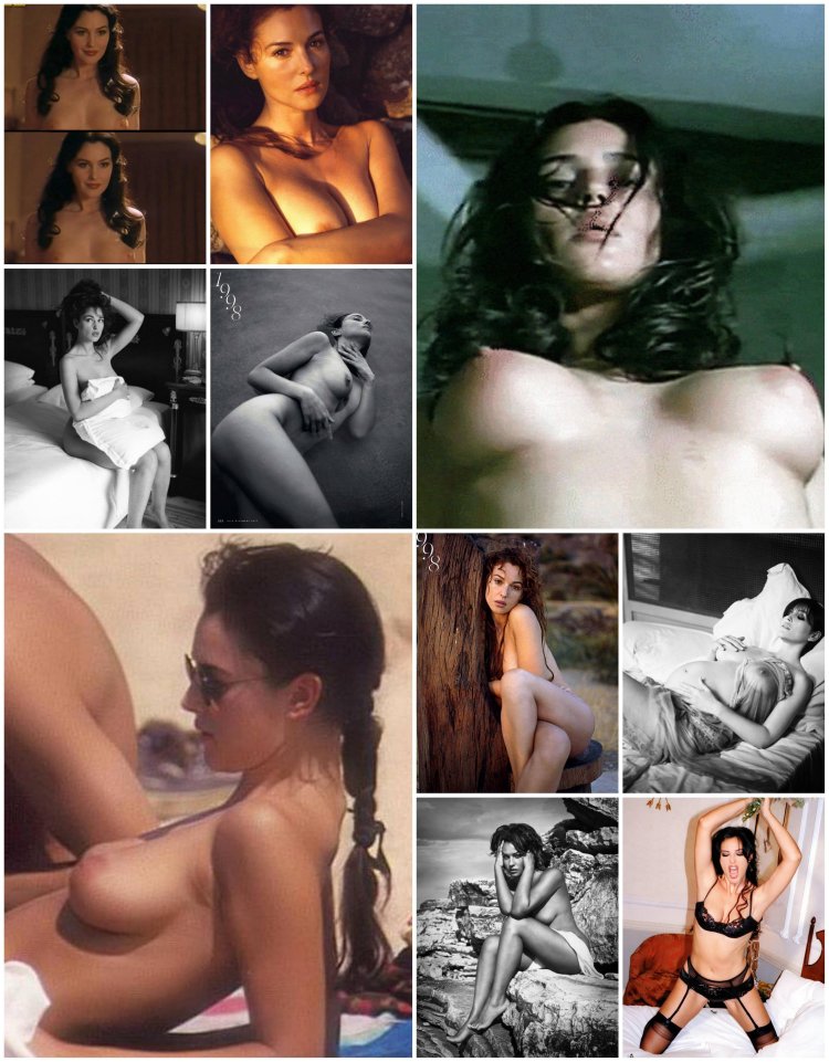 Monica Bellucci in the youth nude