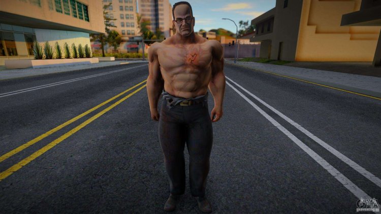 Skin Armstrong for GTA San