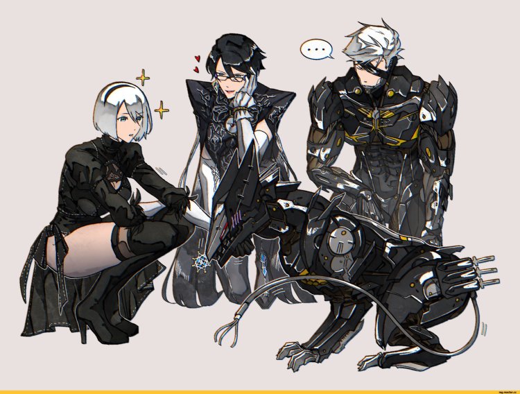 2B and Raiden Crossover