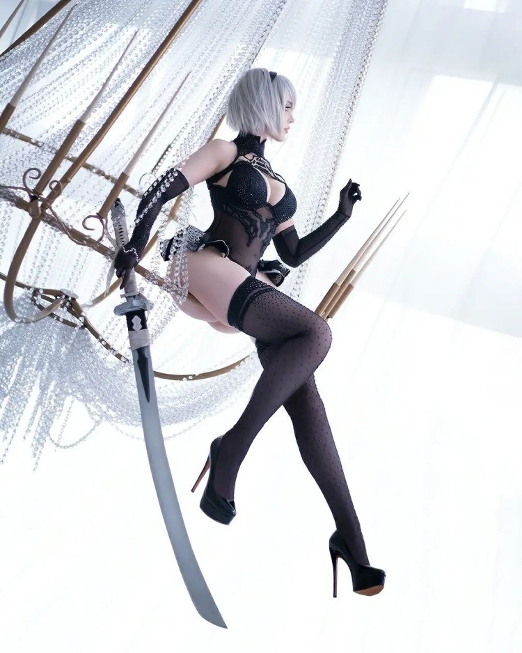 Nier 2b +18 cosplay